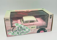 Greenlight 1955 Pink Cadillac Fleetwood Series 60 Limited Edition 1:24