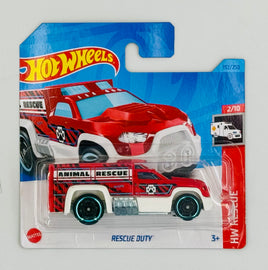 Hot Wheels Basic Fantasy - Rescue Duty - Animal Rescue Ambulance