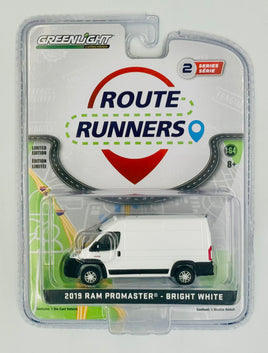 Greenlight - 2019 Ram Promaster - Bright White - Route Runners Series 2