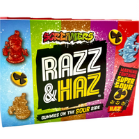 Imported Sweets - Razz & Haz Screamers Sour Gummies 100g