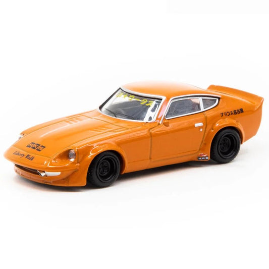 KJ Miniatures - 1:64 Nissan Fairlady 240Z (S30) LBWK Metallic Orange