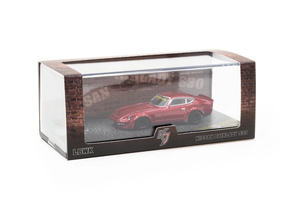 KJ Miniatures - 1:64 Nissan Fairlady 240Z (S30) LBWK Red