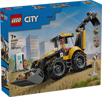 60480 - Lego City - Yellow Backhoe Loader