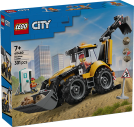 60480 - Lego City - Yellow Backhoe Loader