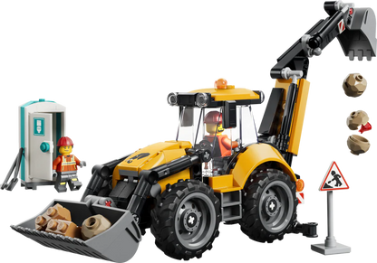 60480 - Lego City - Yellow Backhoe Loader