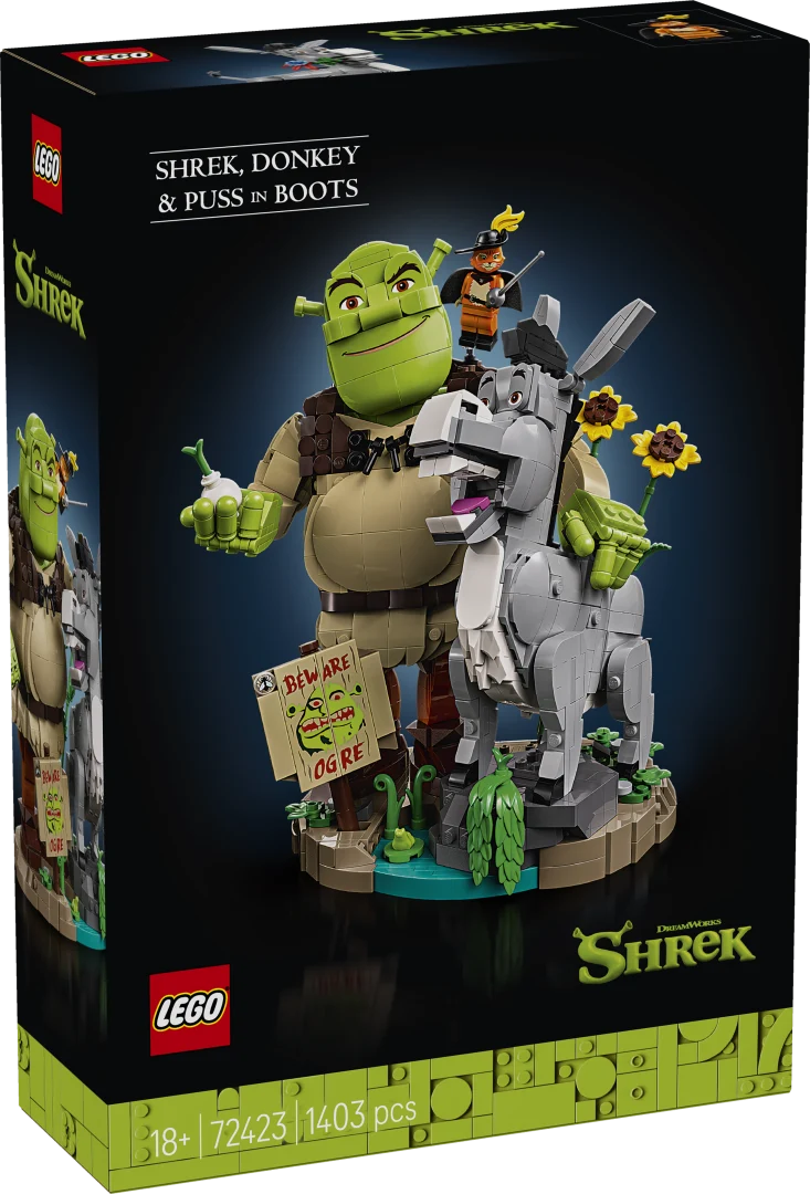 Lego Icon - Shrek, Donkey And Puss in Boots - (72423)