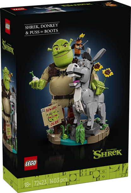 Lego Icon - Shrek, Donkey And Puss in Boots - (72423)