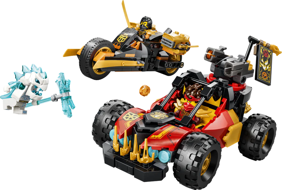 71864 - Lego Ninjago - Kai And Cole's Combiner Vehicles