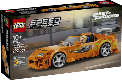 77260 - Lego Speed Champions - the Fast And The Furious Toyota Supra MK4