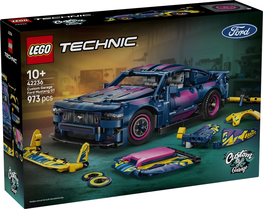 Lego Technic - Custom Garage Ford Mustang GT Car - 42236