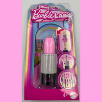 Barbie Mini Barbieland Fashionistas Dolls, 1.5-Inch Dolls in Lipstick Tube, Surprise Reveal (Pastel Pink)