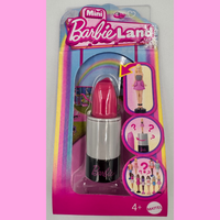 Barbie Mini Barbieland Fashionistas Dolls, 1.5-Inch Dolls in Lipstick Tube, Surprise Reveal (Dark Pink)