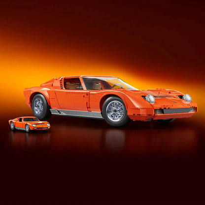Mattel Brick Shop - Hot Wheels - '71 Lamborghini Miura P400 SV