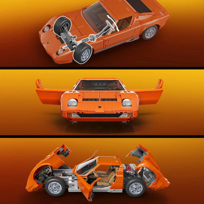 Mattel Brick Shop - Hot Wheels - '71 Lamborghini Miura P400 SV