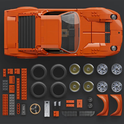 Mattel Brick Shop - Hot Wheels - '71 Lamborghini Miura P400 SV