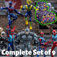 81146 - Marvel Galaxy Version - Series 6 - Spider-Man (Complete set of 9)