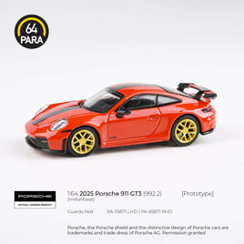 2025 Porsche 911 - GT3 992.2 Guards Red