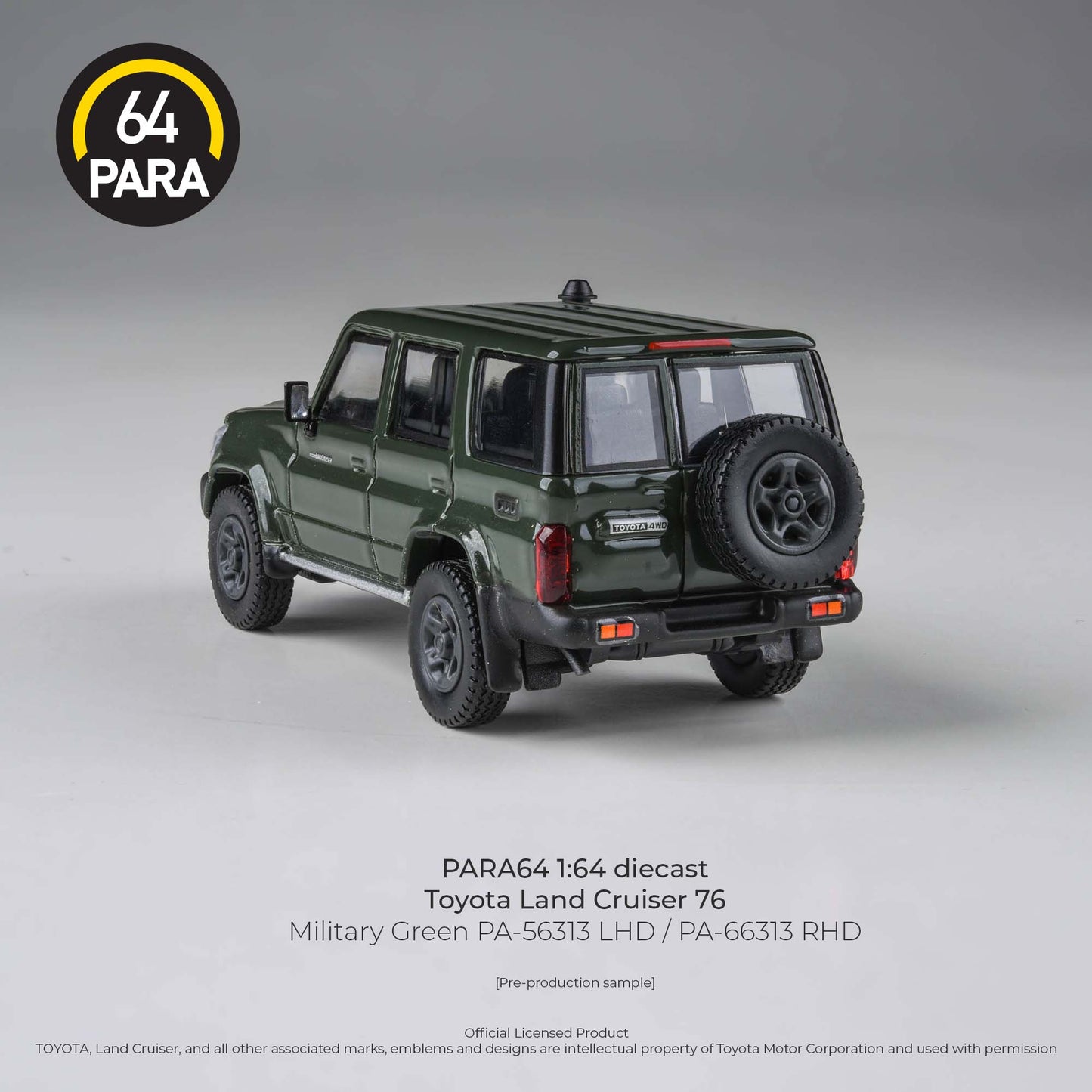 Para64 - 2014 Toyota Land Cruiser LC 76 Military Green