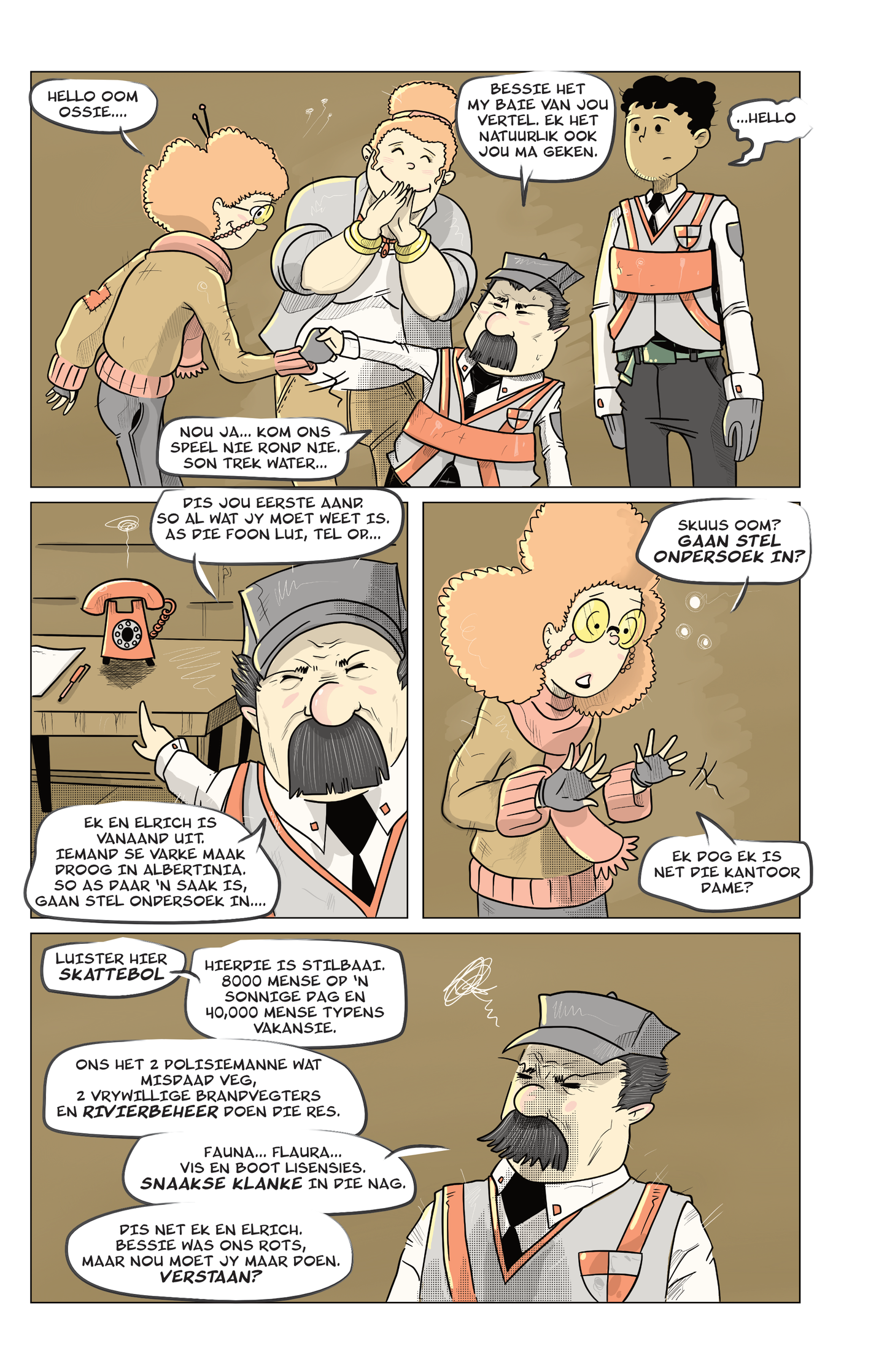 RivierBeheer - #1 (Afrikaanse Comic Boek)