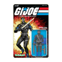 Super7 - G.I.Joe ReAction + Wave 01 - Snake Eyes (O-ring / Comics Accurate)