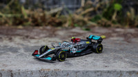 Tarmac Works Global 64 - Mercedes AMG F1 W13 E Performance - Belgian Grand Prix 2022 Lewis Hamilton - 1/64 scale