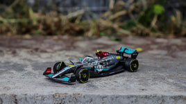 Tarmac Works Global 64 - Mercedes AMG F1 W13 E Performance - Belgian Grand Prix 2022 Lewis Hamilton - 1/64 scale