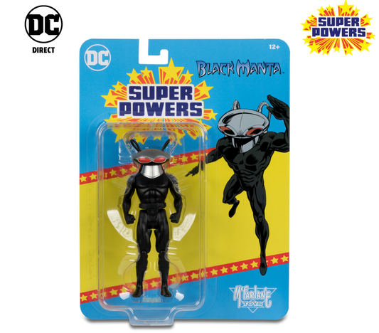 DC Super Powers Retro -  Black Manta - 4.5 Inch
