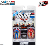 Imported! Page Punchers -COBRA COMMANDER AND CRIMSON GUARD (G.I. JOE) 3″ FIGURE 2-PK