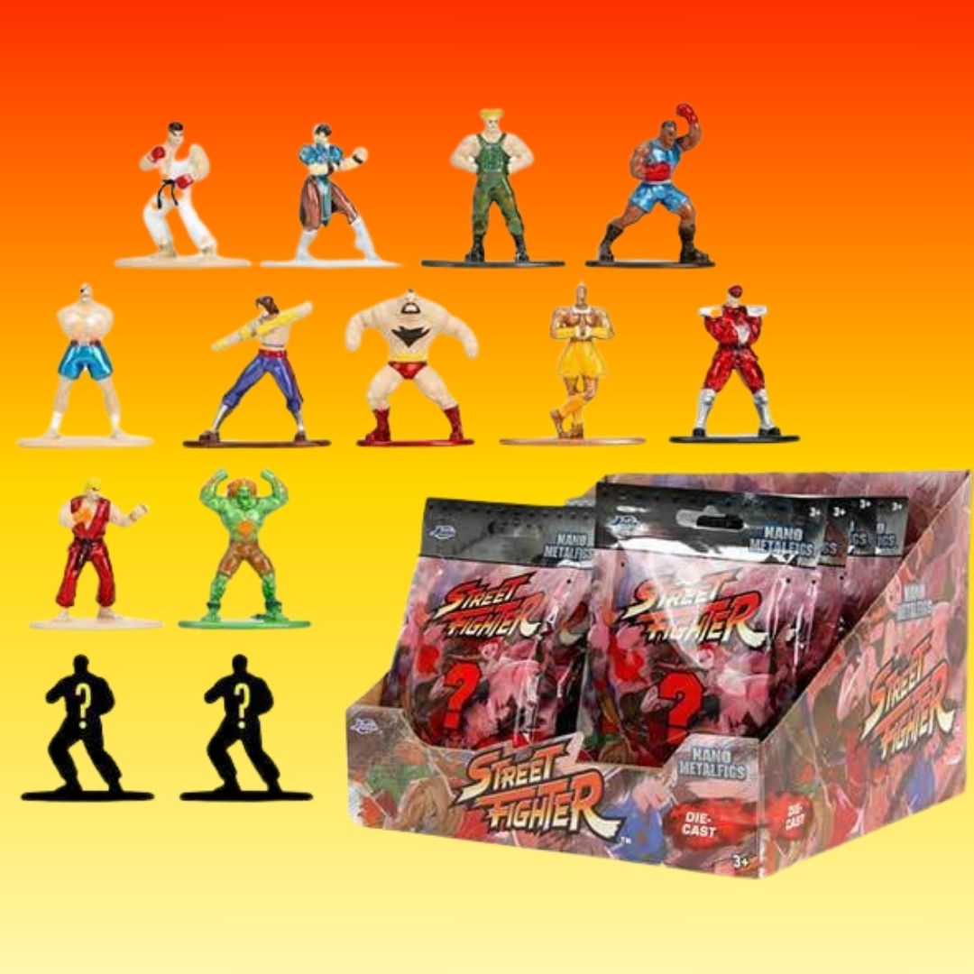 Street Fighter - 1 x Blind Pack - Metal Die-cast Minifigures| Toyclick