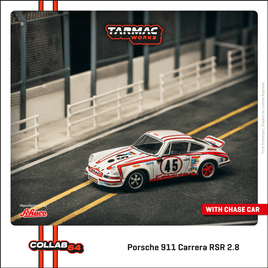 Preorder - Tarmac Works - Porsche 911 Carrera RSR 2.8 24h Le Mand 1973 #45 Winner