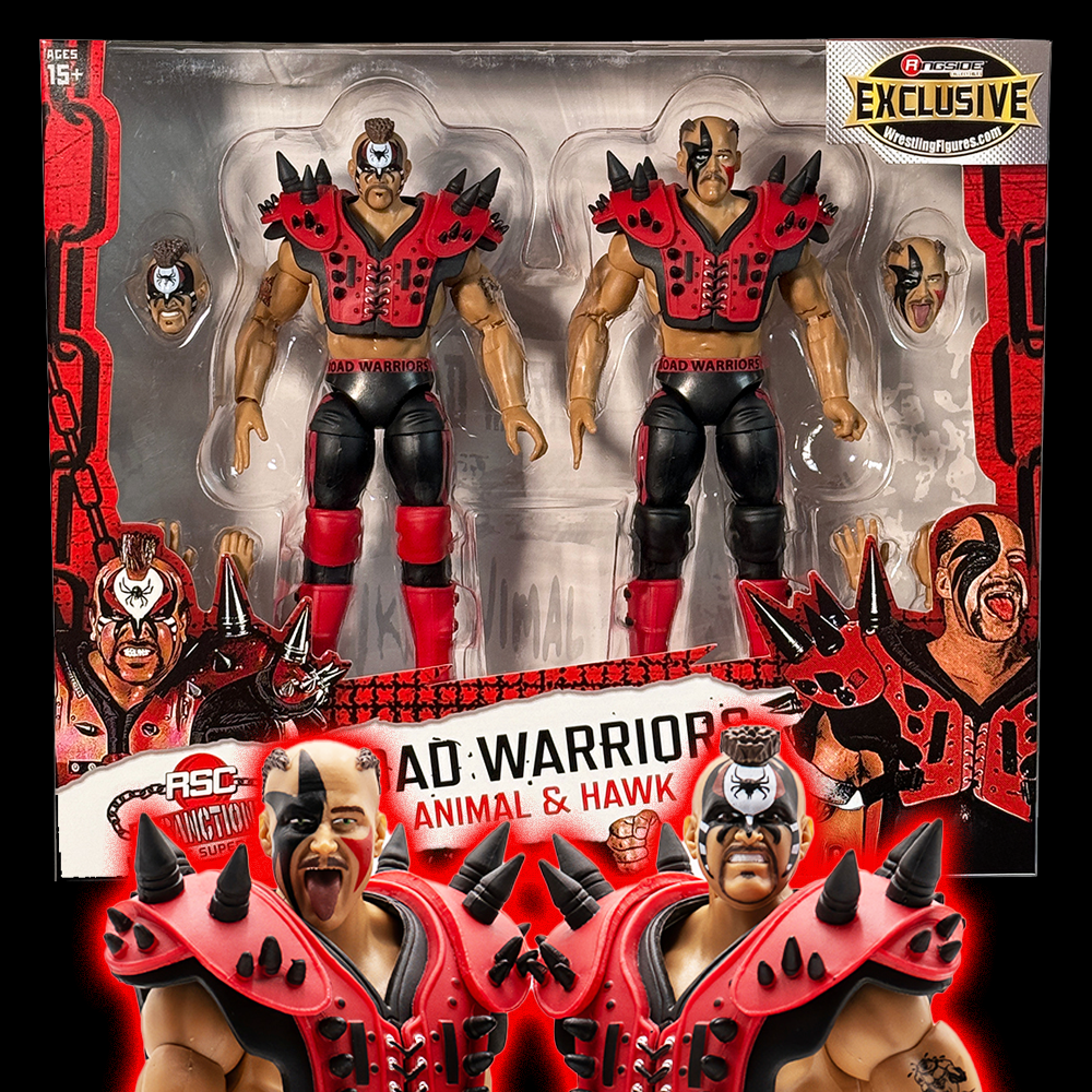 RSC Unsanctioned - The Road Warriors - Hawk & Animal (Red)