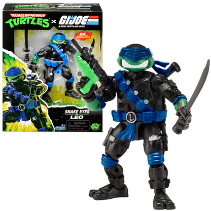 TMNT x G.I. JOE - Leo x Snake Eyes