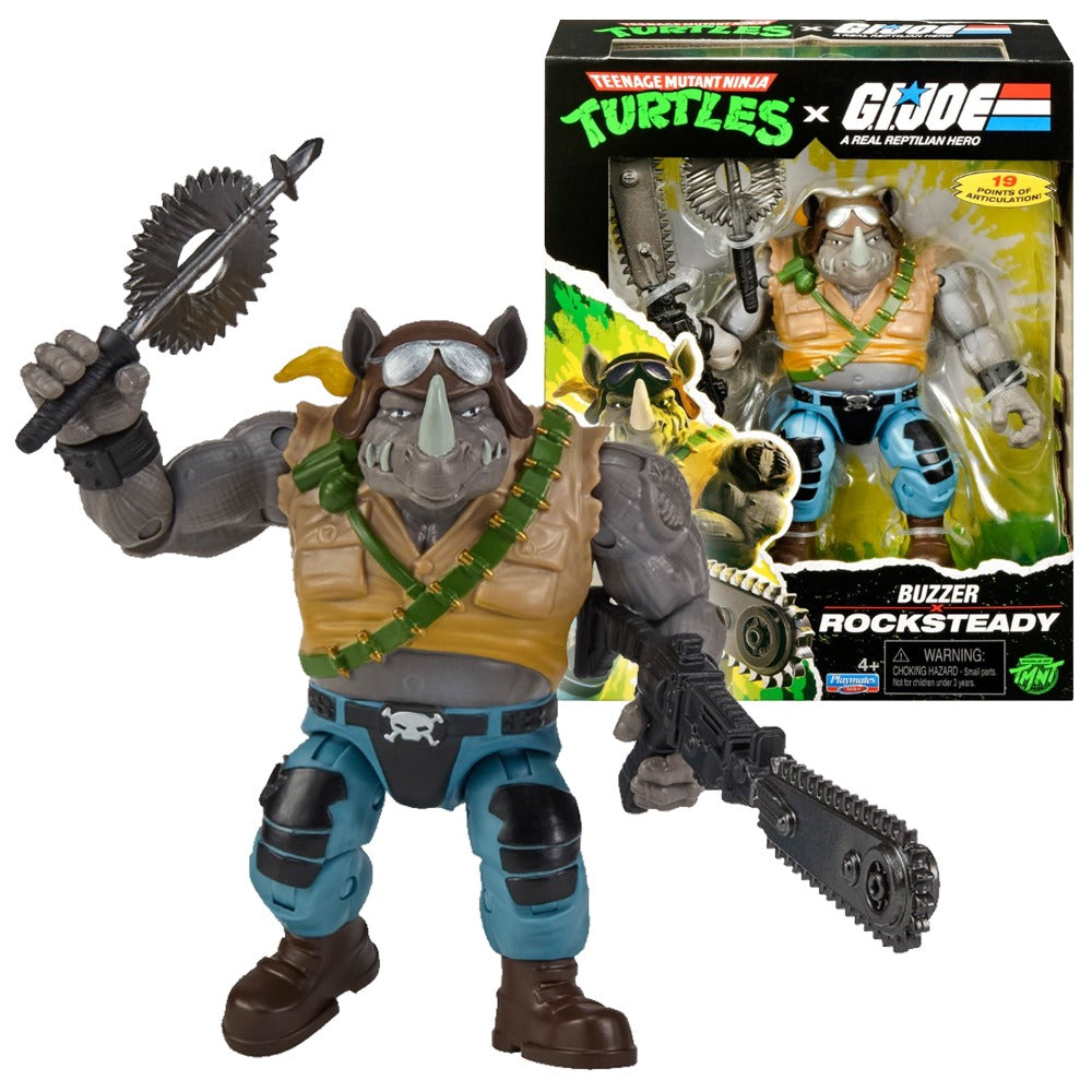 TMNT x G.I. JOE - Rocksteady x Buzzer