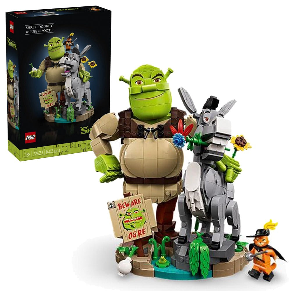 Lego Icon - Shrek, Donkey And Puss in Boots - (72423)