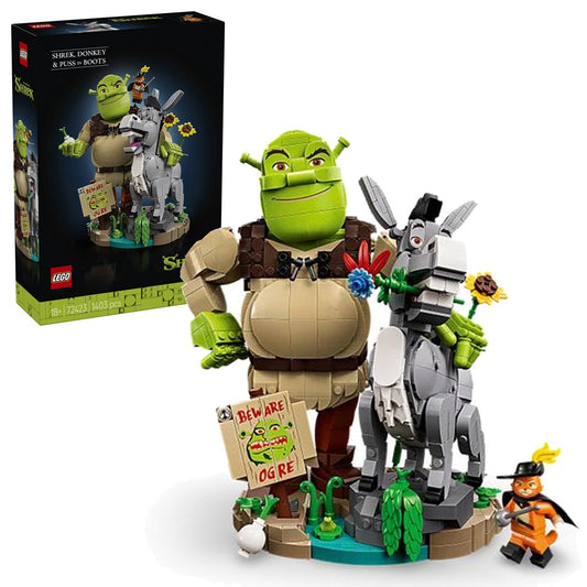 Lego Icon - Shrek, Donkey And Puss in Boots - (72423)