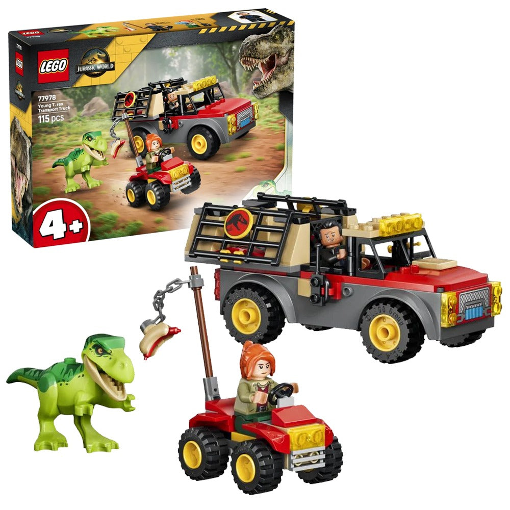 Lego Jurassic Park - Young T. Rex Transport Truck - (77978)
