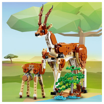 LEGO Creator 3in1 Wild Safari Animals 31150 Building Toy Set