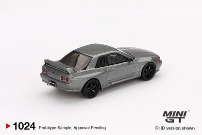 Mini GT 1024 -  Nissan - Nissan Skyline GT-R Dark Metal Gray (NISMO BNR34 CRS)  - Scale 1:64