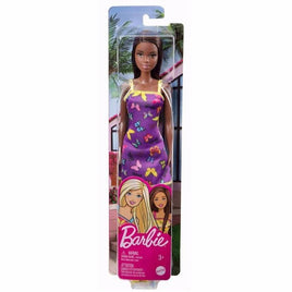 Barbie Brand Entry Doll Brunette in Purple Dress