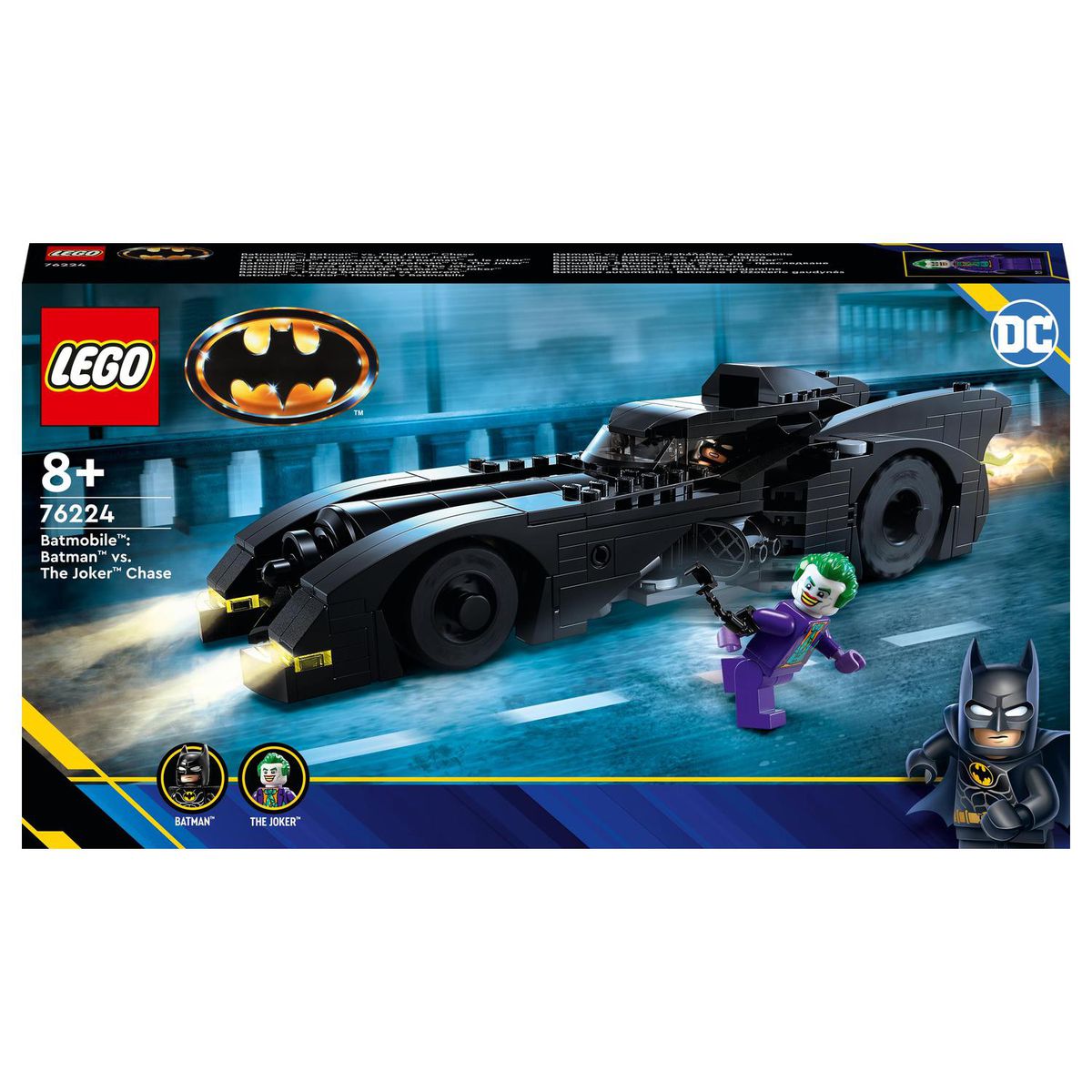 LEGO 76224 Batman 1989 Batmobile Batman vs. The Joker Chase