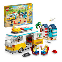 LEGO Creator Beach Camper Van 31138 Building Toy Cars (556 Pieces)