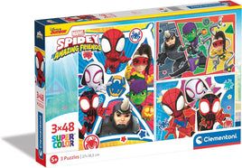 Clementoni Marvel Spidey and His Amazing Friends Jigsaw Puzzle 144-Piece Set