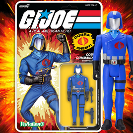 Reaction - Cobra Commander - (slightly damaged packaging)