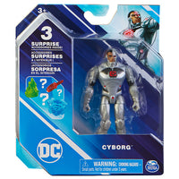 DC Comics, 4-Inch Superhero Action Figure with 3 Mystery Accessories