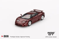 Mini GT 806 - Bugatti EB 110 GT Dark Red Metallic - 1/64