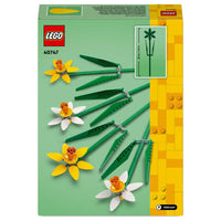 LEGO Icons Daffodils Building Blocks Toy Set Flowers Botanical Collection (40747)