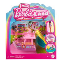 Barbie Mini Barbieland Doll & Vehicle Set With 1.5-Inch Doll & Dream Boat With Color-Change