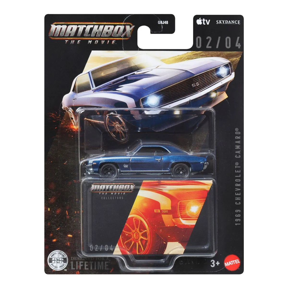 Premium Collector (Matchbox The Movie) - 02/04 - 1969 Chevrolet Camaro