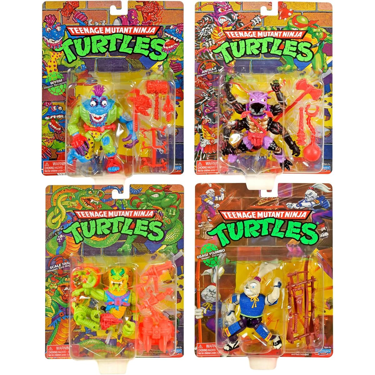Teenage Mutant Ninja Turtles - Classic Mutants Set (4 Pack)