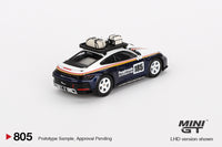 Mini GT 805 - Porsche 911 Dakar Rallye Design Package White/Gentian Blue Metallic - 1/64